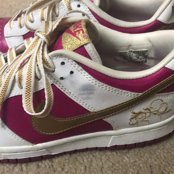 Nike dunk low GS rave pink gold - Picture 8 of 9